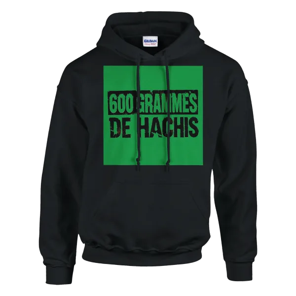 Hoodie "600g de hachis" Noir