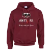 Hoodie "ANTIFIFA" Grenat