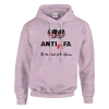 Hoodie "ANTIFIFA" Rose Pâle