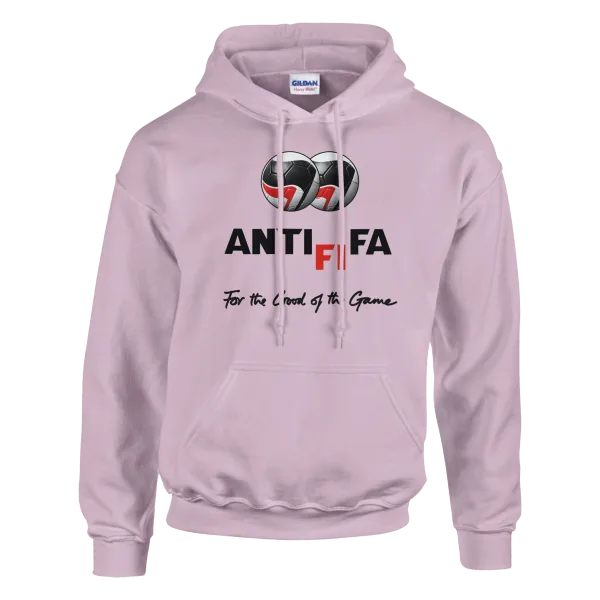 Hoodie "ANTIFIFA" Rose Pâle