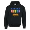 Hoodie "Burger Queer" Noir