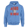 Hoodie "Je hais ce siècle" Bleu ciel