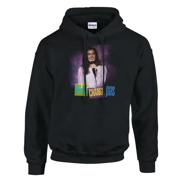 Hoodie "On ne change pas" Noir
