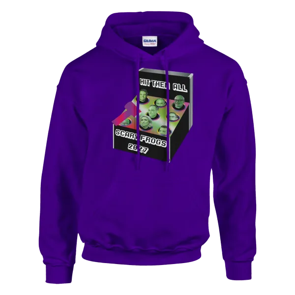 Hoodie "Scary Frogs 2027" Mauve