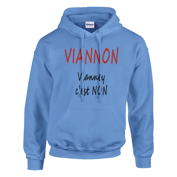 Hoodie "Viannon" Bleu ciel