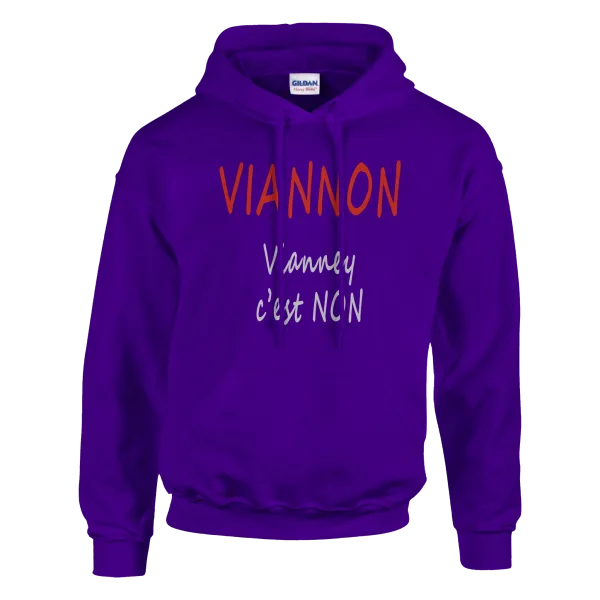 Hoodie "Viannon" Mauve