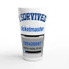 Mug "I survived Ticketmaster" 50cl Latte