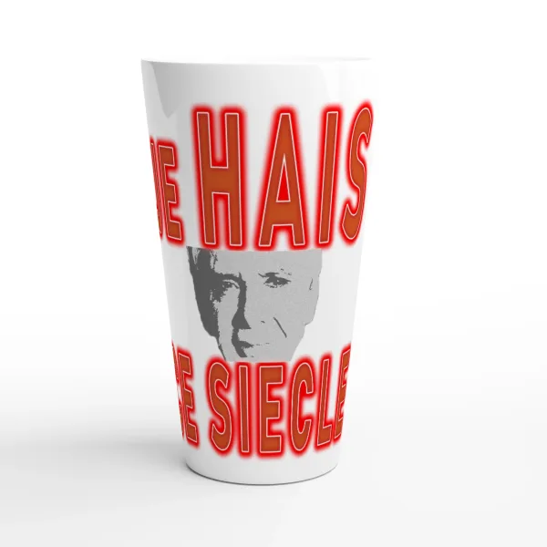 Mug "Je hais ce siècle" 50cl Latte