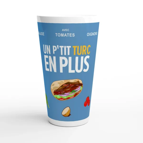 Mug "Un p'tit turc en plus" 50cl Latte