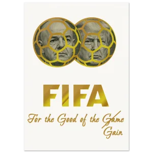 Poster "For the good of the gain"