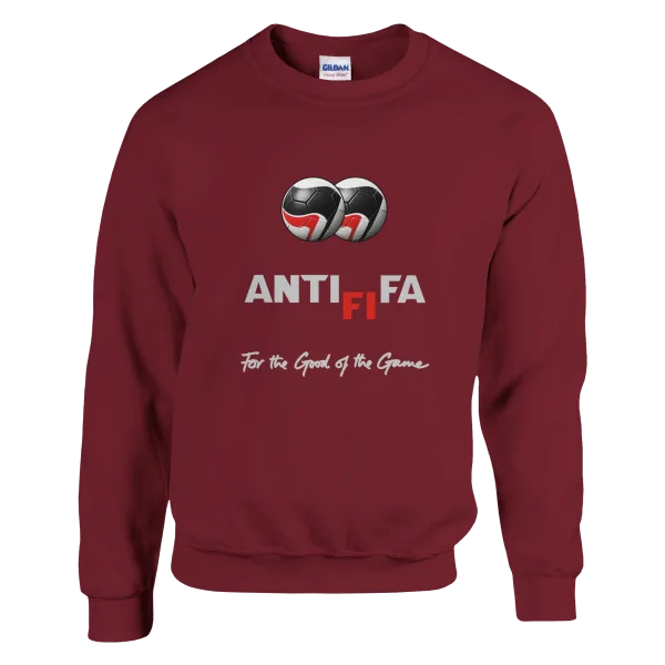 Sweat "ANTIFIFA" Grenat