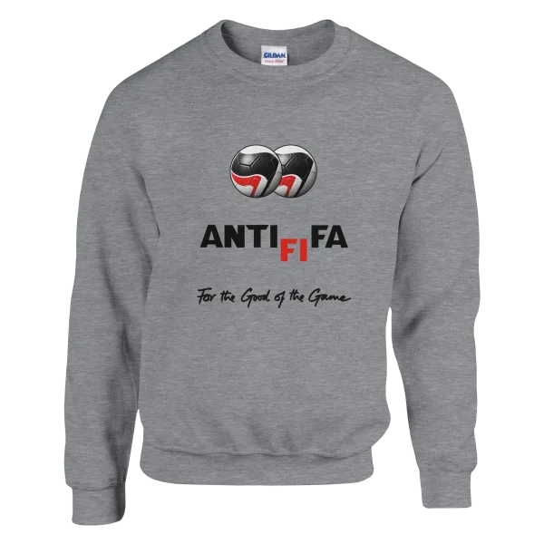 Sweat "ANTIFIFA" Gris Chiné Anthracite