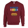 Sweat "Burger Queer" Grenat Sweat "Burger Queer" Grenat