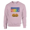 Sweat "Burger Queer" Rose Pâle Sweat "Burger Queer" Rose Pâle
