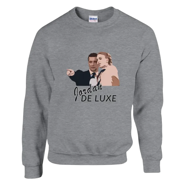 Sweat "Jordan De Luxe" Gris Chiné Anthracite