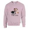 Sweat "Jordan De Luxe" Rose Pâle