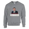 Sweat "Macron Incognito" Gris Chiné Anthracite