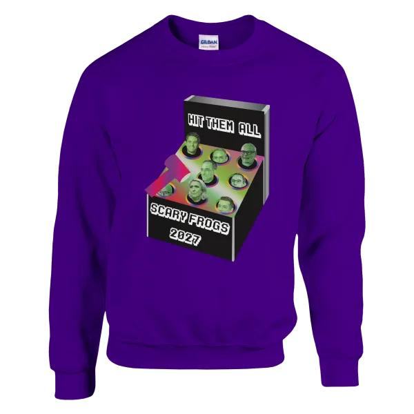 Sweat "Scary Frogs 2027" Mauve Sweat "Scary Frogs 2027" Mauve