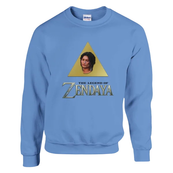 Sweat "The Legend of Zendaya" Bleu ciel