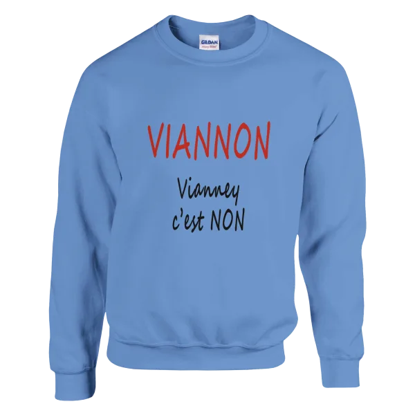 Sweat "Viannon" Bleu ciel