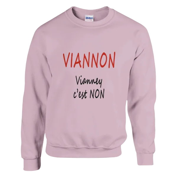 Sweat "Viannon" Rose Pâle