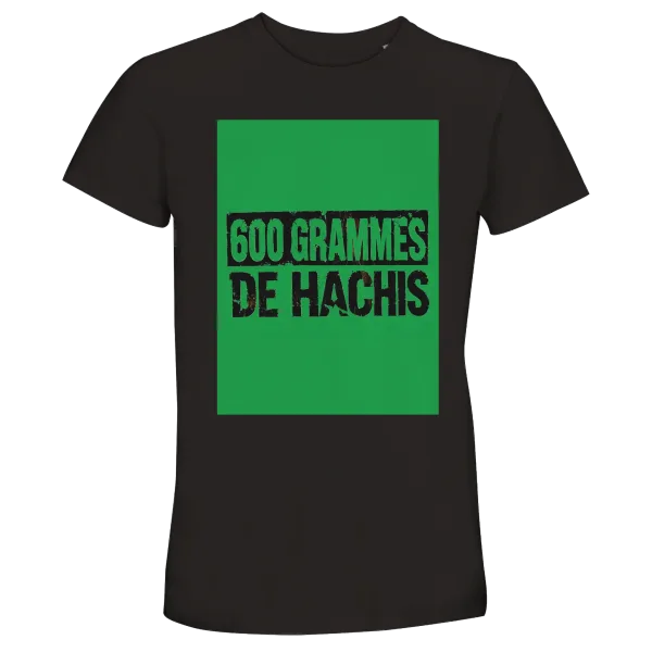 T-Shirt "600g de hachis" Noir
