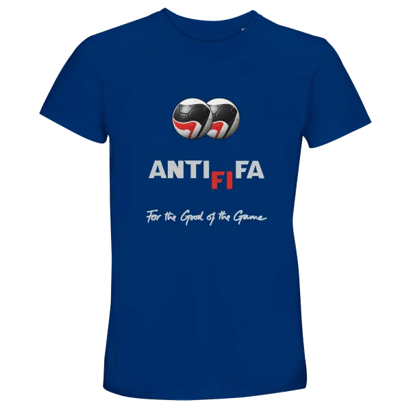 T-Shirt "ANTIFIFA" Bleu Roi