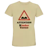 T-Shirt "Attention Kinder bueno" Écru