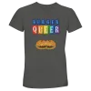 T-Shirt "Burger Queer" Gris chiné