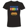 T-Shirt "Burger Queer" Noir