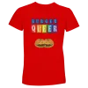 T-Shirt "Burger Queer" Rouge