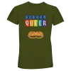 T-Shirt "Burger Queer" Vert Treillis