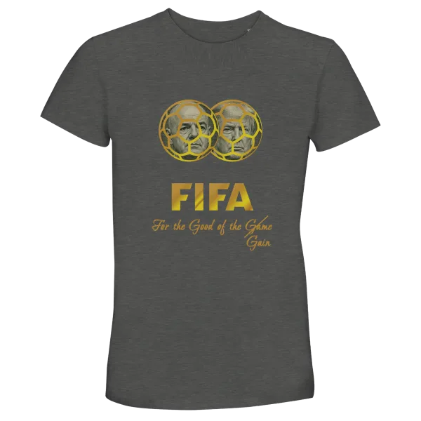 T-Shirt "For the good of the gain" Gris chiné T-Shirt "For the good of the gain" Gris chiné