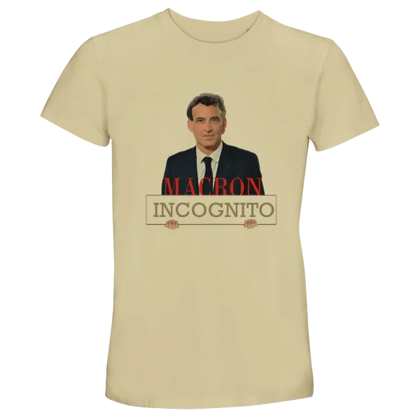 T-Shirt "Macron Incognito" Écru