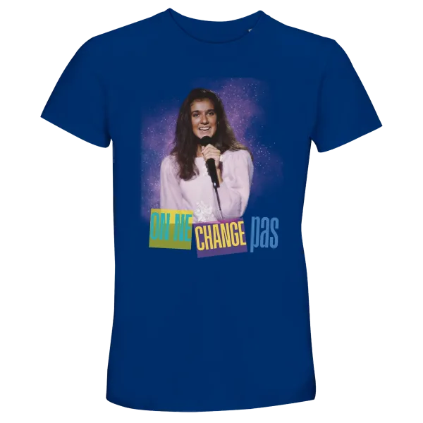 T-Shirt "On ne change pas" Bleu Roi