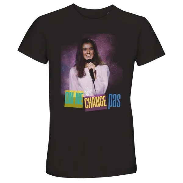 T-Shirt "On ne change pas" Noir