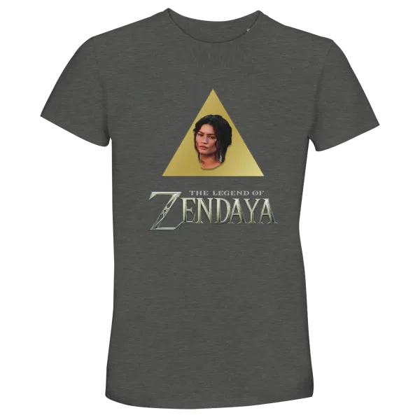 T-Shirt "The Legend of Zendaya" Gris chiné