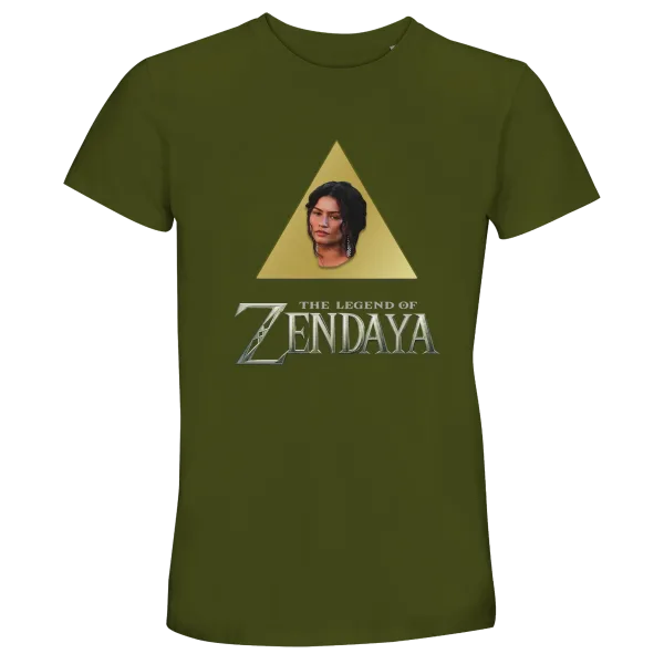T-Shirt "The Legend of Zendaya" Vert Treillis