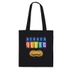 Tote Bag "Burger Queer" Noir