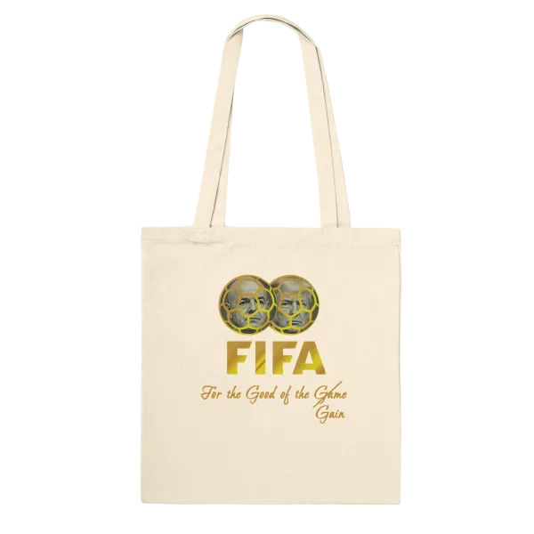 Tote Bag "For the good of the gain" Écru