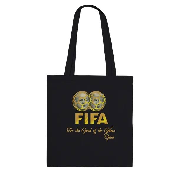 Tote Bag "For the good of the gain" Noir