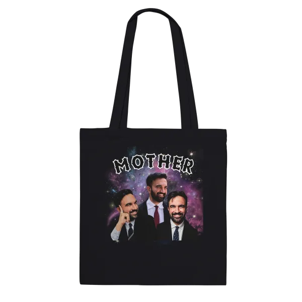 Tote Bag "Mother Mamdani" Noir