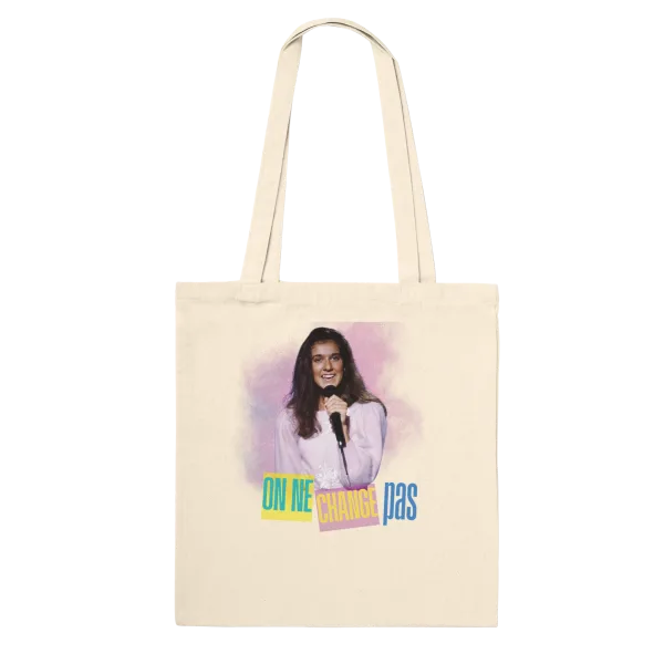 Tote Bag "On ne change pas" Écru Tote Bag "On ne change pas" Écru