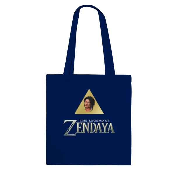 Tote Bag "The Legend of Zendaya" Bleu marine