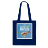 Tote Bag "Un p'tit turc en plus" Bleu marine