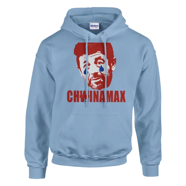 Hoodie "Chwinamax" Bleu Pâle